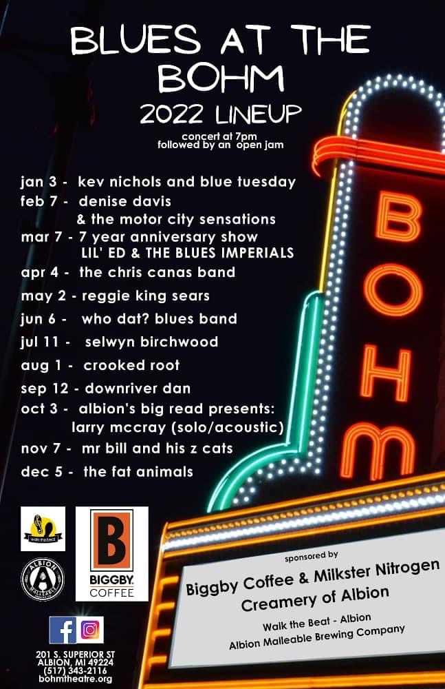 Blues At The Bohm – Bohm Theatre